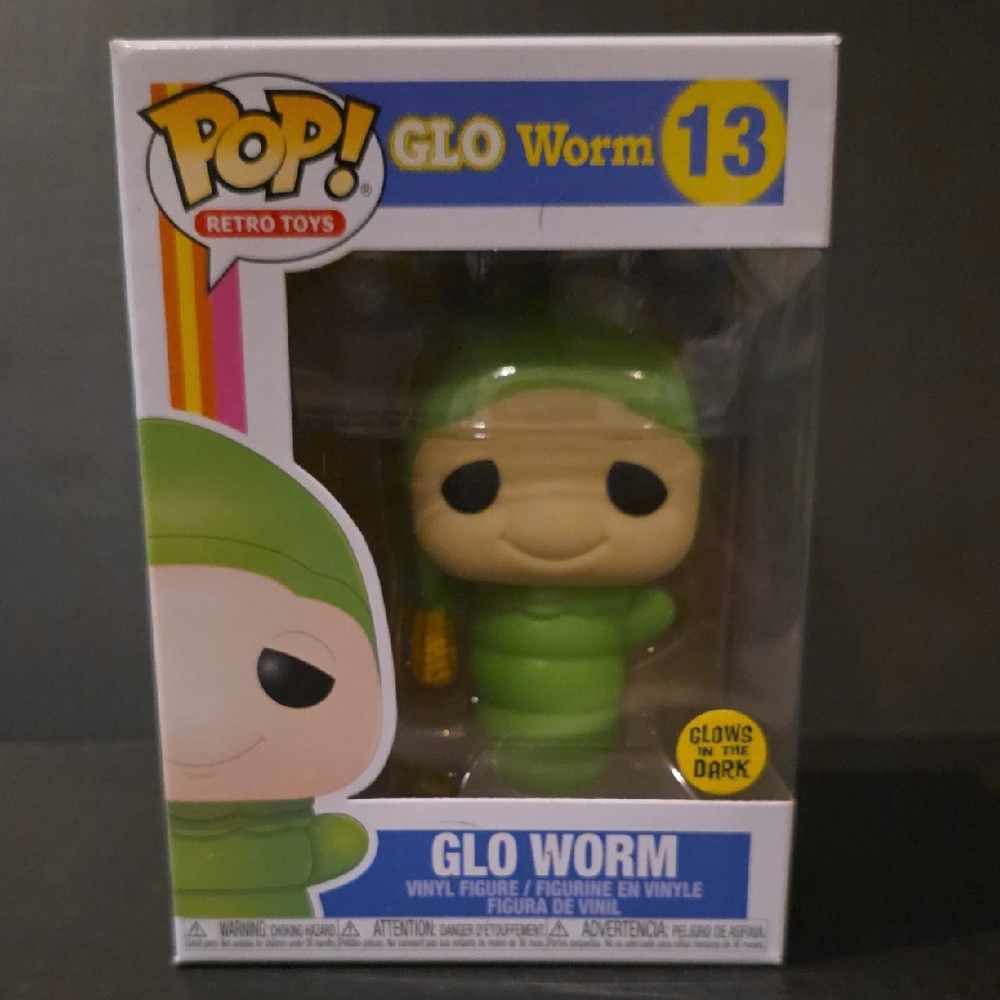 Funko Pop! Retro Toys Glo Worm Green Vinyl Figure